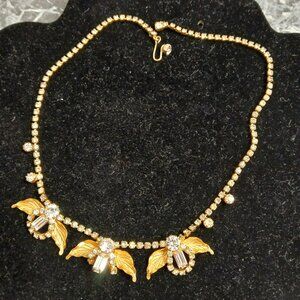 Vintage choker with crystals